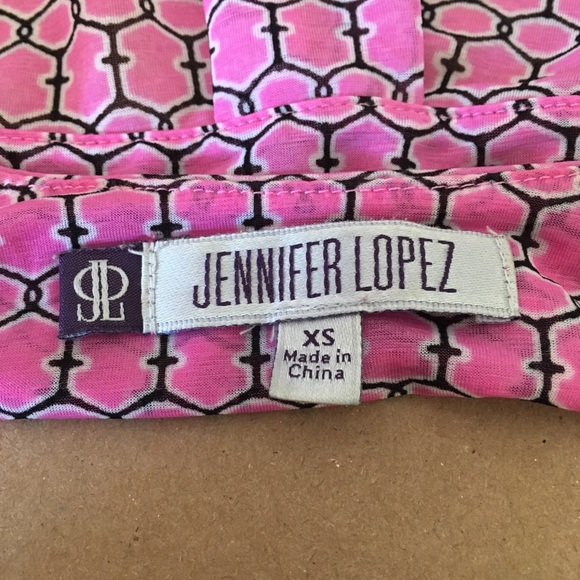 Jennifer Lopez Wrap Look Shirt - Picture 7 of 8